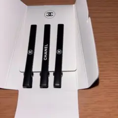 CHANEL ブラック ヘアピン 3本セット