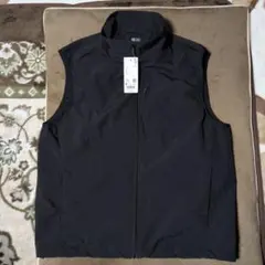 値下げ　新品完売商品　ユニクロUNIQLO ウィンドプルーフベスト M ブラック