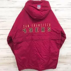 90s STARTER NFL ナイロンジャケット トラックジャケット 赤 古着