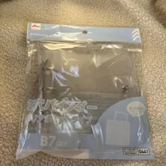 DAISO 3穴バインダークリアポケットタイプB7♡