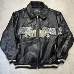 Avirex USA Skull Feather Leather Jacketのサムネイル