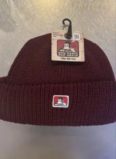 新品未使用！BEN DAVIS ニット帽 赤