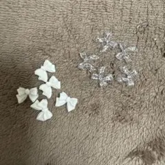 リボン型ネイルパーツ 10個セット