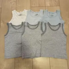 80サイズ タンクトップ肌着 6枚セット