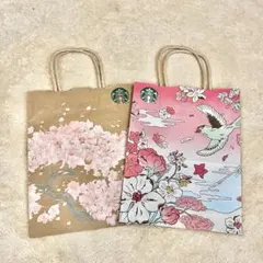 スターバックスコーヒージャパン桜ショッパー２種2枚