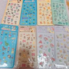 ディズニー ぷくぷくシール　8種セット