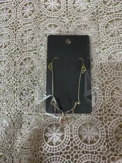 ゴールド フックタイプ ピアス 新品