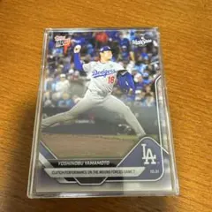 916 topps now 山本由伸 第6戦 勝利投手