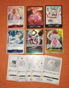 ワンピースカード ドンカード ナミ、ベガパンク、ボニーなど 11枚セット