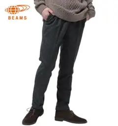 【新品】BEAMS ビームス　フランネル スラックスパンツ