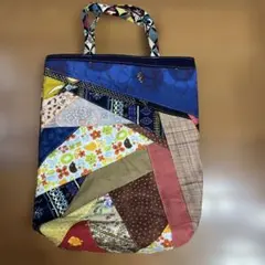 パッチワーク　手提げバック