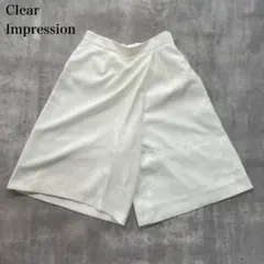 クリアインプレッション【M】キュロットパンツ スカーチョ ドレープフォール