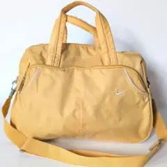 90s NIKE　ミニボストン2way ロゴ刺繍　白タグ　y2k