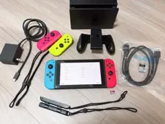 Nintendo Switch 初代 本体セット 純正プロコン/SDカード付 - メルカリ