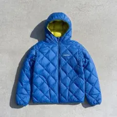 【超希少❗️】mont-bell リバーシブル ダウン ブルー/イエロー