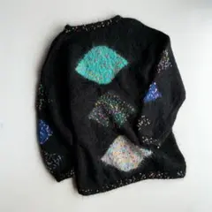 ハンドメイド モヘア シャギー ニット アメリカ古着 ビンテージ