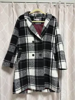 チェック柄コートFサイズ