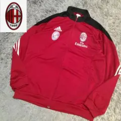 【レアデザイン】adidas　ACミラン　00s エムブレム　トラックジャケット