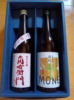 純米大吟醸　角右衛門・純米吟醸　萌稲　720ml ２本セット 秋田のお酒のサムネイル