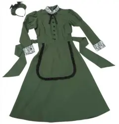 【美品】Clearstone メイド服 グリーン Mサイズ