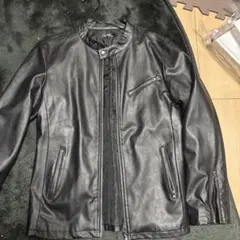 た*き様 ブラックレザー ジャケット Lサイズ