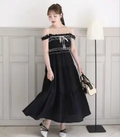 An MIILLEシアードットシャーリングOP アンミール　ブラック　BK anmille シアードットシャーリングOP アンミール ブラック BK - メルカリ