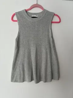 美品バックリボンニットベスト