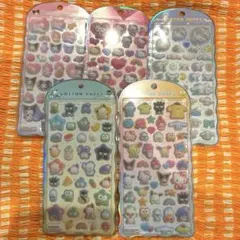 クラックス　正規品　サンリオ　コットンパフィーシール　5枚