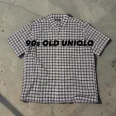 cityboy 90s OLD UNIQLO 半袖　マルチチェックシャツのサムネイル