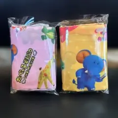 たべっ子どうぶつ　オリジナルエコバッグ　黄色　ピンク　ローソン　格安早勝ち！