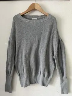 earth music&ecology グレー 長袖　フリーサイズ