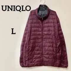 UNIQLO 中綿ジャケット ボルドー Lサイズ 難あり
