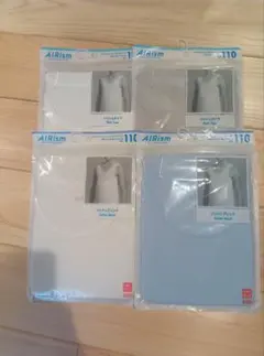 ユニクロ エアリズムメッシュタンクトップ コットンブレンドタンクトップ　110