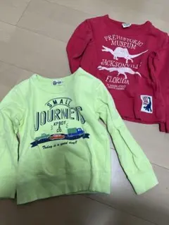 トレーナー　110 恐竜　乗り物