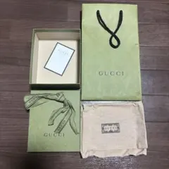 GUCCI 箱・紙袋・保存袋・リボン 付属品セット 財布なし 正規品