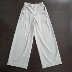 ♡美品♡ UNIQLO ピンク ワイドチノパンツ / XSサイズ