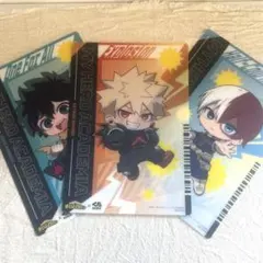 僕のヒーローアカデミア クリアファイル 3枚 くら寿司 ヒロアカ