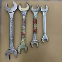 両口スパナセット 4本