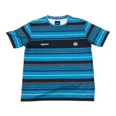 【美品】Admiral ATHLETICS マルチボーダー Tシャツ レトロ Mのサムネイル