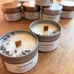 香りと温もりを灯すボタニカルアロマキャンドル