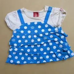 BABY DOLL 水玉模様 Tシャツ 80