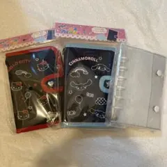 サンリオ　デニムシールバインダー　クリアバインダー　ホワイト