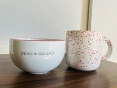 dean&deluca マグカップ　ボウル　セット　 限定 レッド