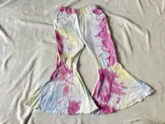 タイダイ柄フレアパンツ 120cm