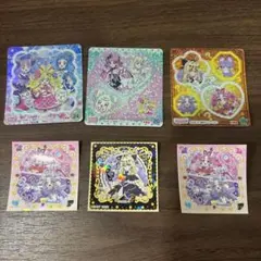 名探偵プリキュア！キミとアイドルプリキュア！丸美屋カレー 第一パンシール　6枚