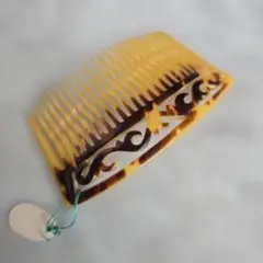 櫛　簪　かんざし　鼈甲張　鼈甲風　張鼈甲　着物　浴衣　和装　アンティーク　J2