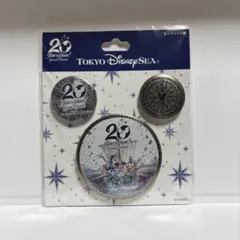 ディズニーシー 20周年 缶バッジ