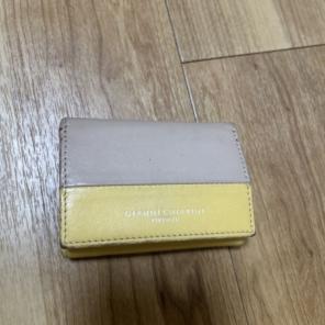 GIANNI CHIARINI 三つ折り財布 ベージュ/イエロー