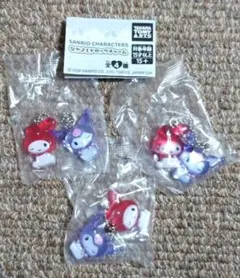 サンリオキャラクターズ　なかよしドロップチャーム　マイメロディ×クロミ　3個