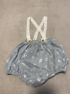 mamaraku花柄ブルマサロペット 70〜80cm